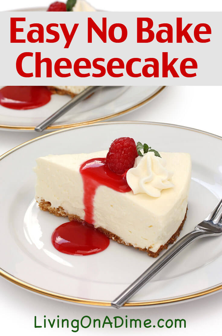 This easy no-bake cheesecake recipe is an easy recipe to make delicious cheesecake with just 4 ingredients! It's easy and super yummy and sure to satisfy that cheesecake craving!