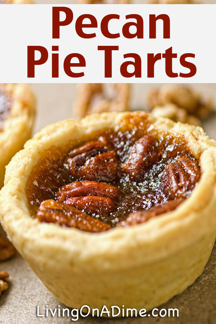 This easy pecan pie tarts recipe makes tasty mini pecan pies that are so easy for parties and get-togethers! You'll be able to serve these pumpkin pie tarts without having to worry about the cutting and the mess, so you can get back to enjoying time with your guests!