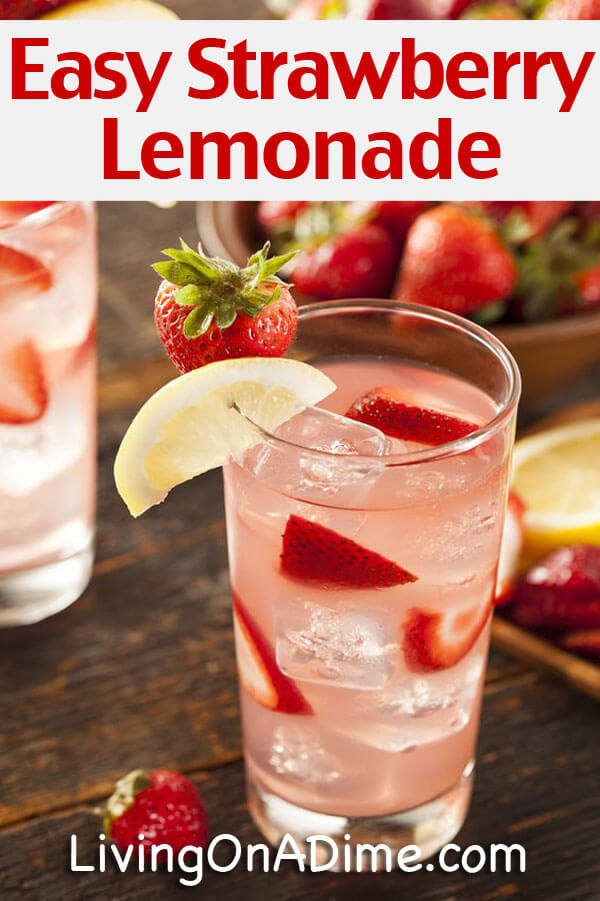 Easy Strawberry Lemonade - Refreshing Summer Drink!