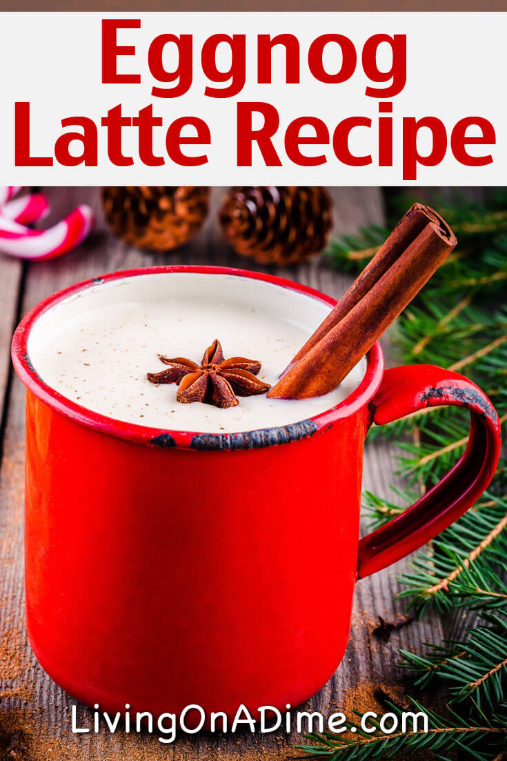 This Starbucks eggnog latte recipe is an easy and tasty homemade version of a Starbucks latte you can make with your leftover eggnog!