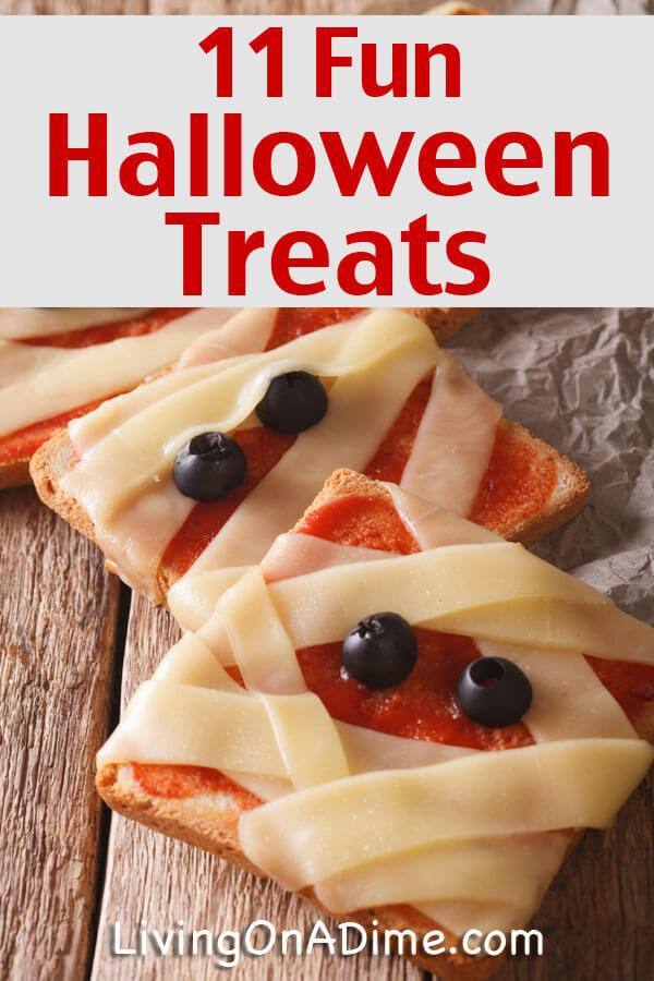 Here are some cute and fun Halloween treats and other cheap party food tips to make your Halloween get together fun without spending too much! Click here for the easy recipes and tips!