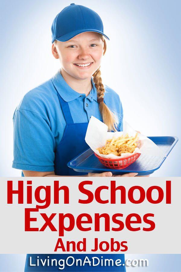 Why should I pay so much for high school kids activities? Here are some good points about high school expenses and jobs!