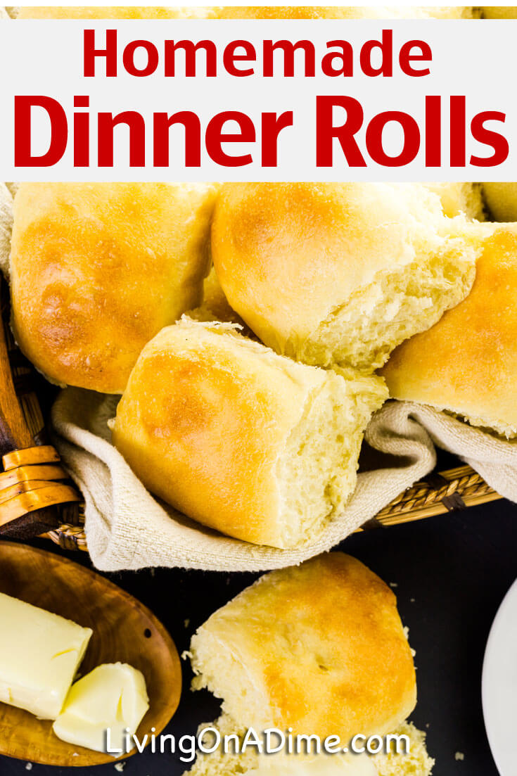 This easy homemade dinner rolls recipe makes light and delicious dinner rolls like grandma used to make that go well with virtually any meal!