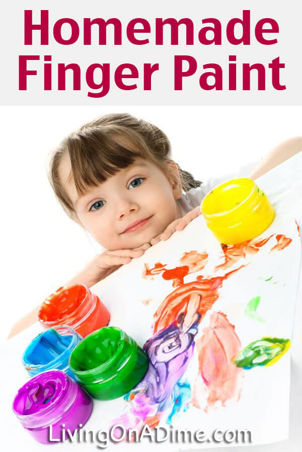 Homemade Finger Paint Recipe