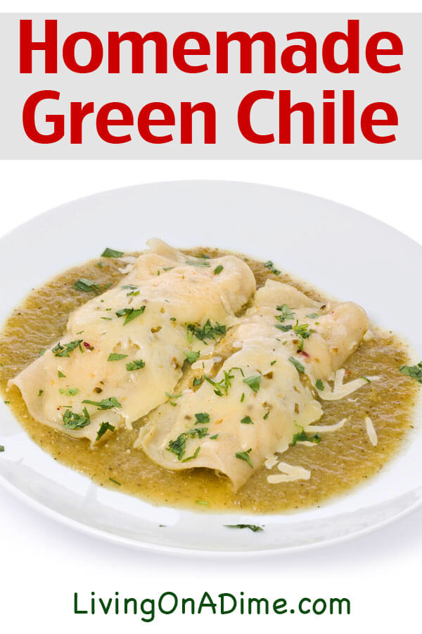 This green chile recipe makes a tasty light meal when eaten with tortillas or poured over rice. You can also use it to top a lot of different Mexican themed dishes! Mike and I especially love it as a meal. I do often pre-cook this recipe and freeze and it's a super easy freezer meal any time I'm not feeling well. It's super delicious! Get this and lots of other freezer meal recipes and ideas for making freezer meals simpler here!