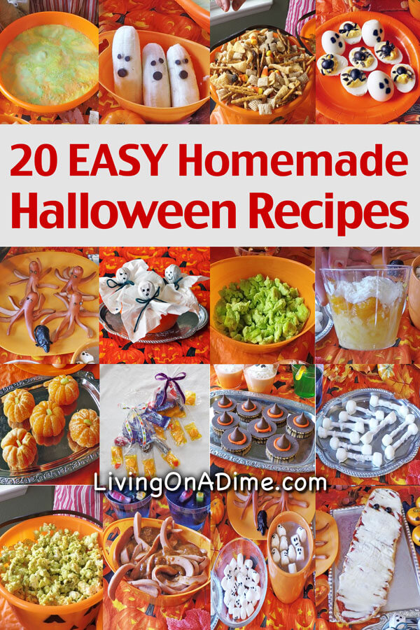 20 Homemade Halloween  Recipes  Food  Party And Snack Ideas 