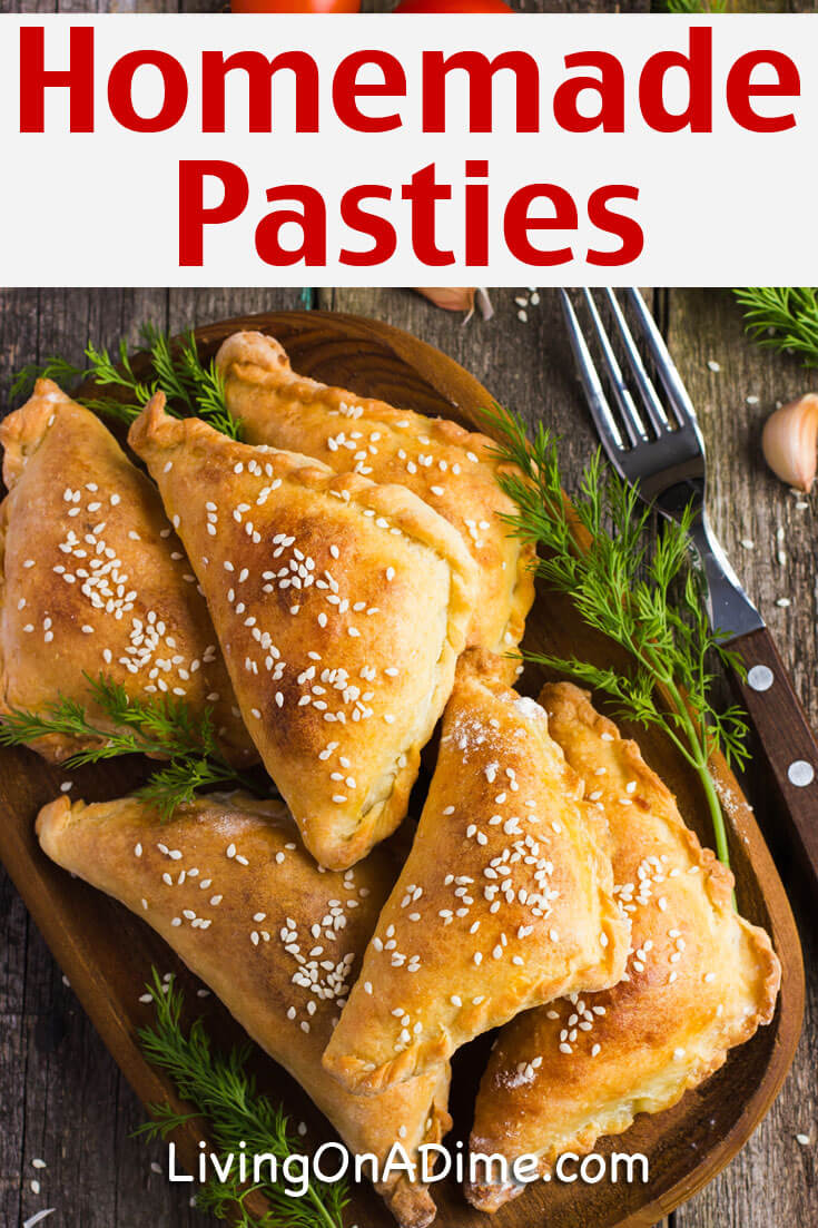This homemade pasties recipe makes a hearty, tasty pocket sandwich just like the Cornish pasties. This is a delicious comfort food recipe that is sure to satisfy!