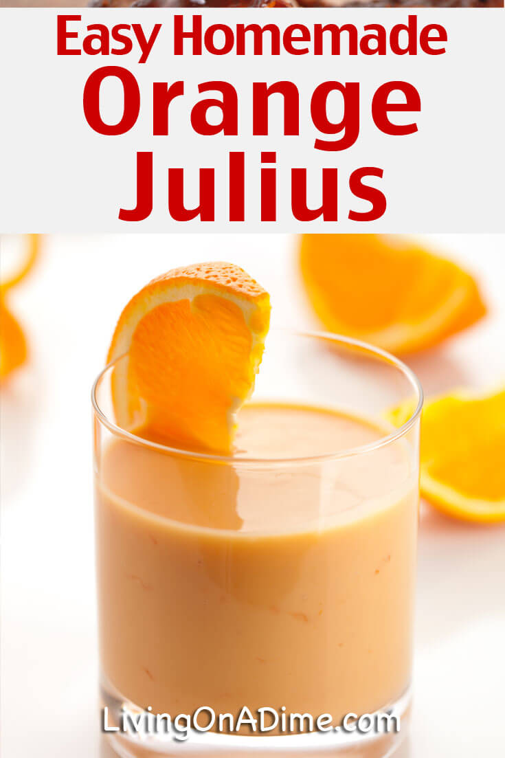 This homemade Orange Julius recipe is one of our favorite summertime recipes! This cool refreshing shake tastes just like the old fashioned Orange Julius. The best part is it's quick and easy to make and the entire family will love it!