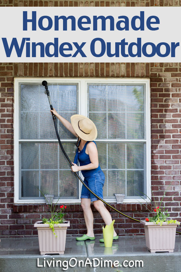 Homemade Outdoor Window Washer Recipe