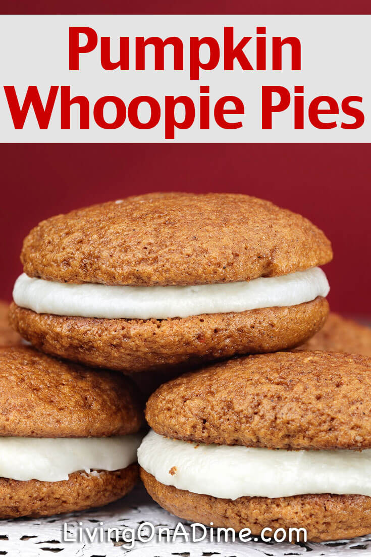 This is the best homemade pumpkin whoopie pies recipe! When my daighter and I were visiting Amish country, she fell in love with Amish whoopie pies, also called moon pies. This is an easy, moist and delicious treat for dessert or any time!