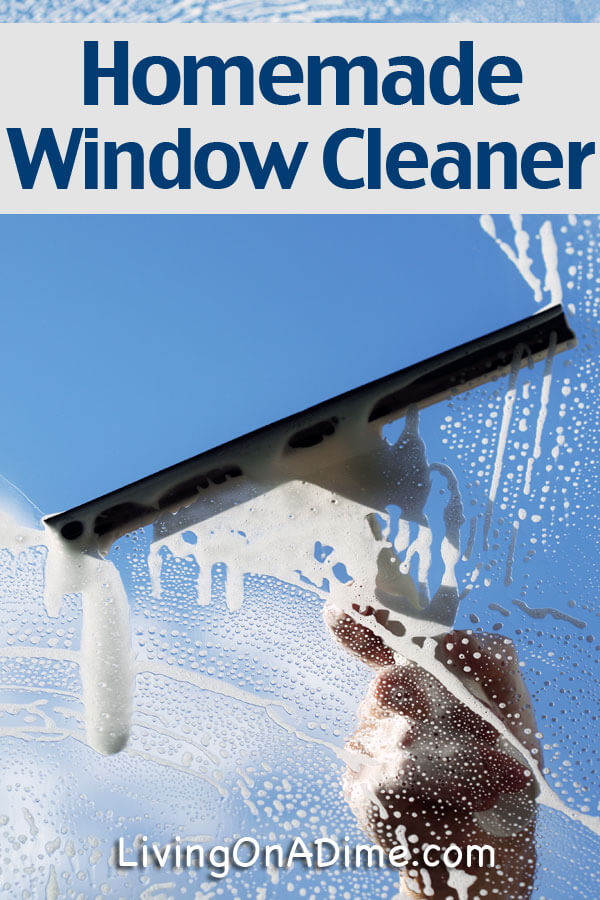Homemade Window Cleaner Recipe
