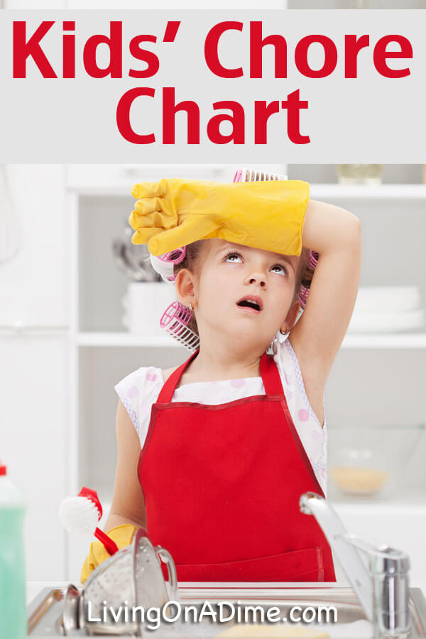 Kids’ Chore Chart - Click Here To See Our Chore List And Get Easy Ideas!