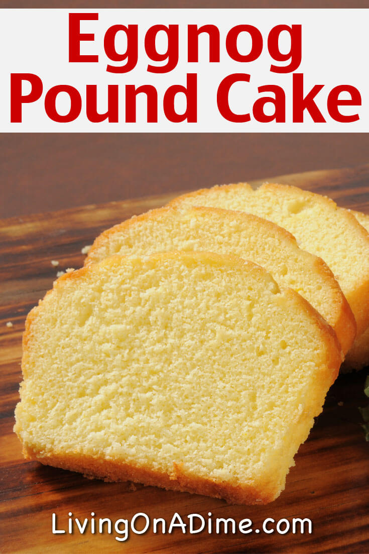 One great way to use leftover eggnog is to make this delicious eggnog pound cake recipe! It's so good, you might even buy leftover eggnog on clearance just to make it! I hope you enjoy it as much as we did.