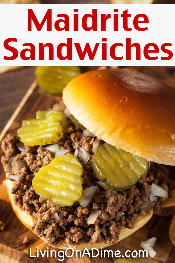 This maid-rite recipe is one of the recipes I do precook and freeze. It's a tasty recipe similar to Sloppy Joe but with a different, milder taste. It's an easy freezer meal idea to make ahead and freeze.