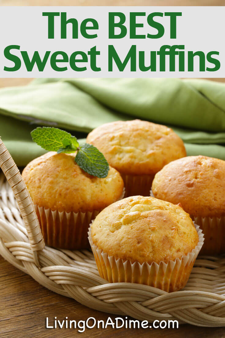 This is Mom's best homemade sweet muffins recipe, which makes moist, sweet and delicious muffins! It is our most favorite muffins recipe! Our family loves them and your family and friends are sure to love them, too!