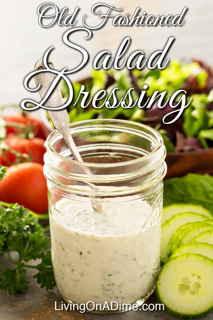 Old Fashioned Salad Dressing Recipe