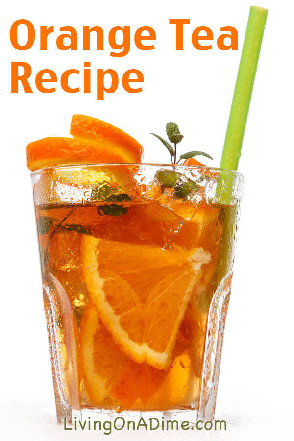 Orange Iced Tea Recipe - 13 Homemade Flavored Iced Tea Recipes