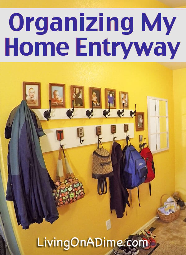 Organizing Your Home - My New Coat Rack And Entryway