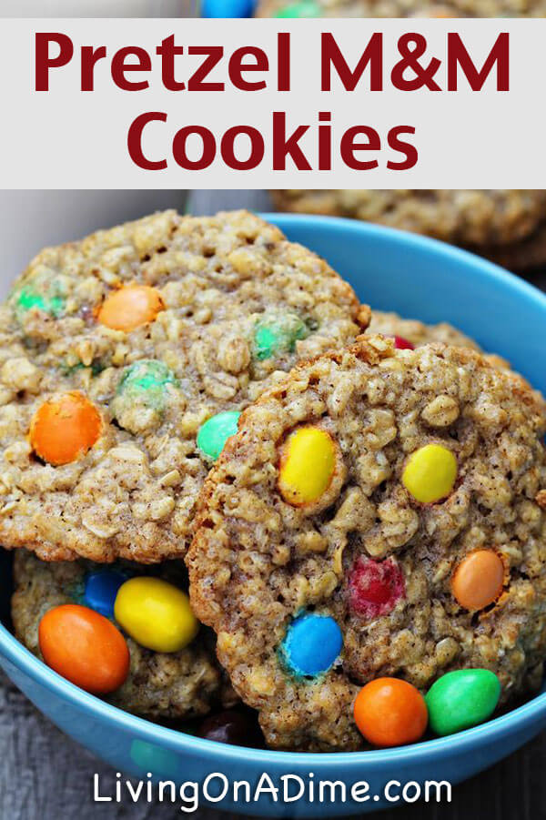 Pretzel M&M Cookies Recipe