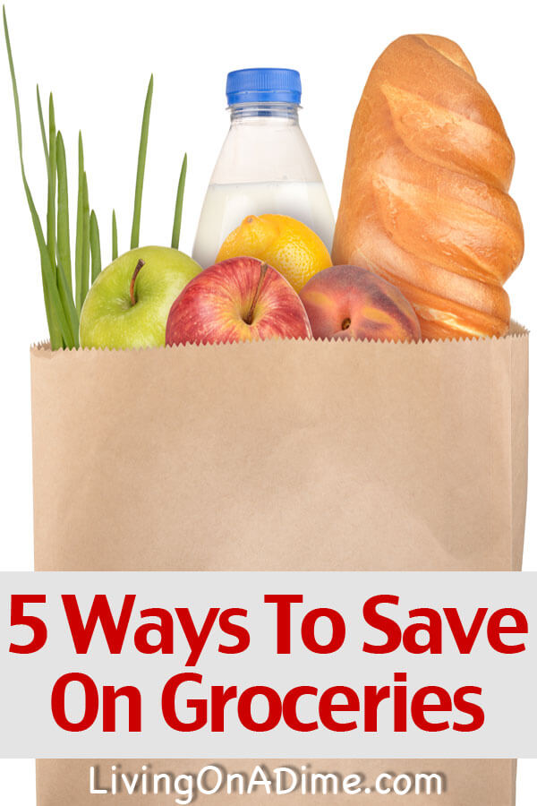 You can save a ton of money on your food bill with these 5 easy ways to save on groceries that most people overlook!