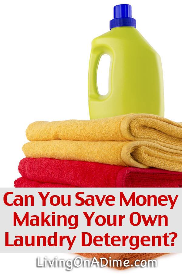 Does it really save money making your own laundry detergent? This is an interesting answer...