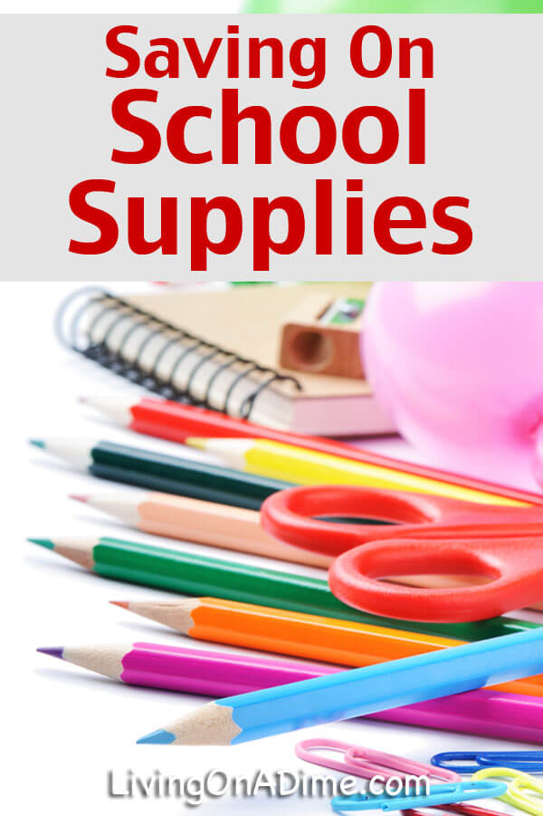 Saving On School Supplies - Click Here To Save Now!