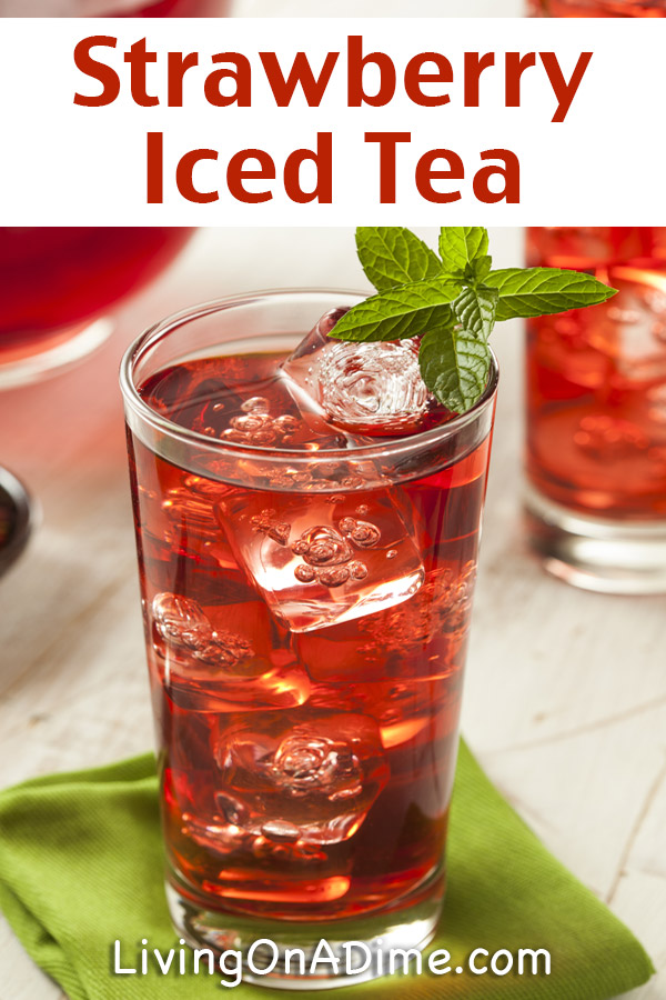 Strawberry Iced Tea Recipe - 13 Homemade Flavored Iced Tea Recipes