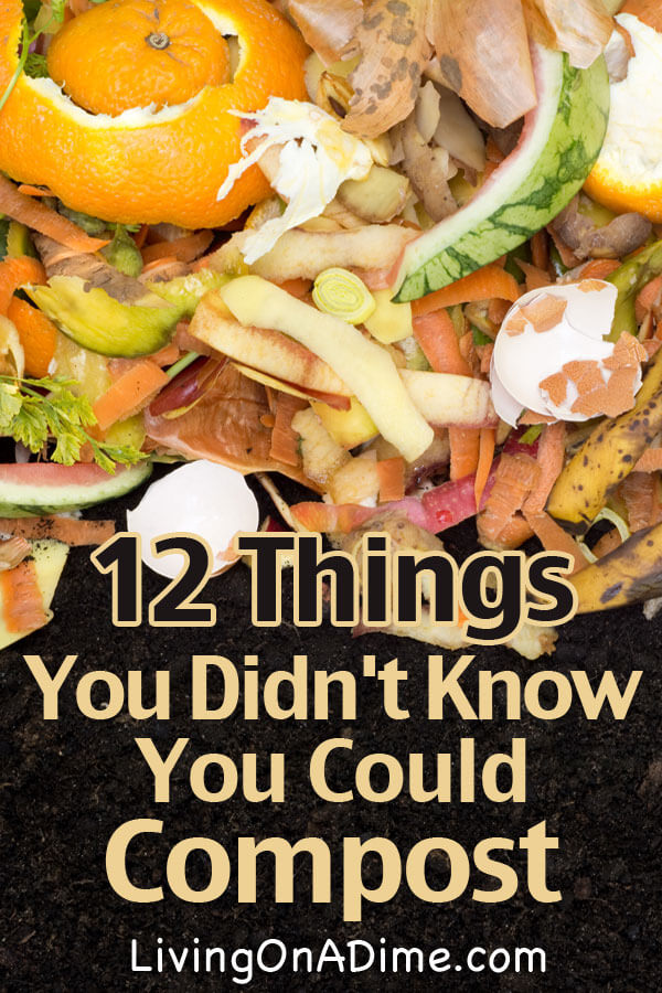 12 Things you Didn't Know You Could Compost - Click Here To See!