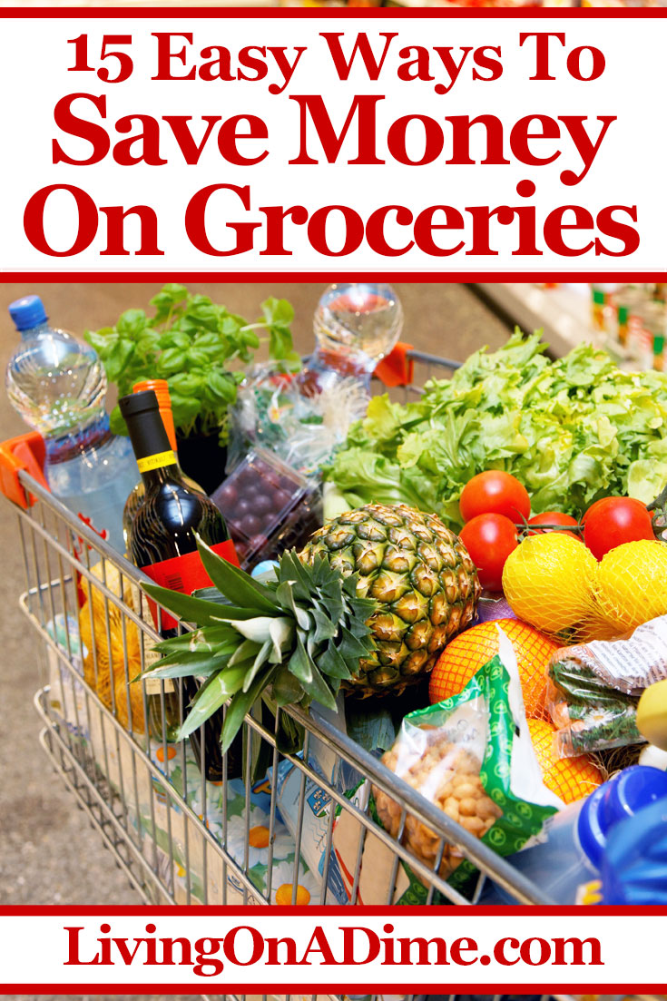 Some of the easiest ways to save money on groceries don't even require going to the store! Use these tips to reduce your grocery budget and save money!