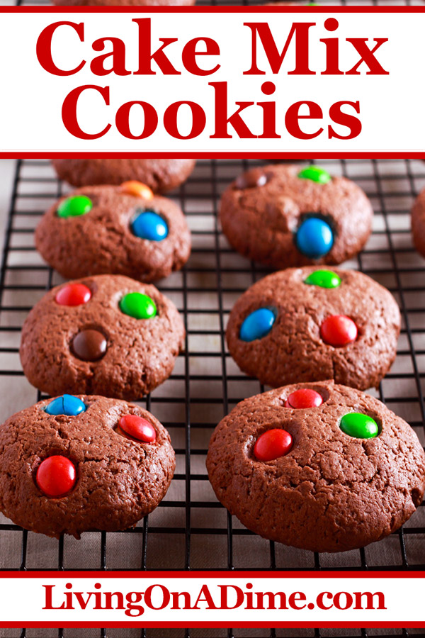 This cake mix cookies recipe makes super easy cookies with just 3 ingredients. This recipe is perfect for quick cookies for a party or holiday get-together!