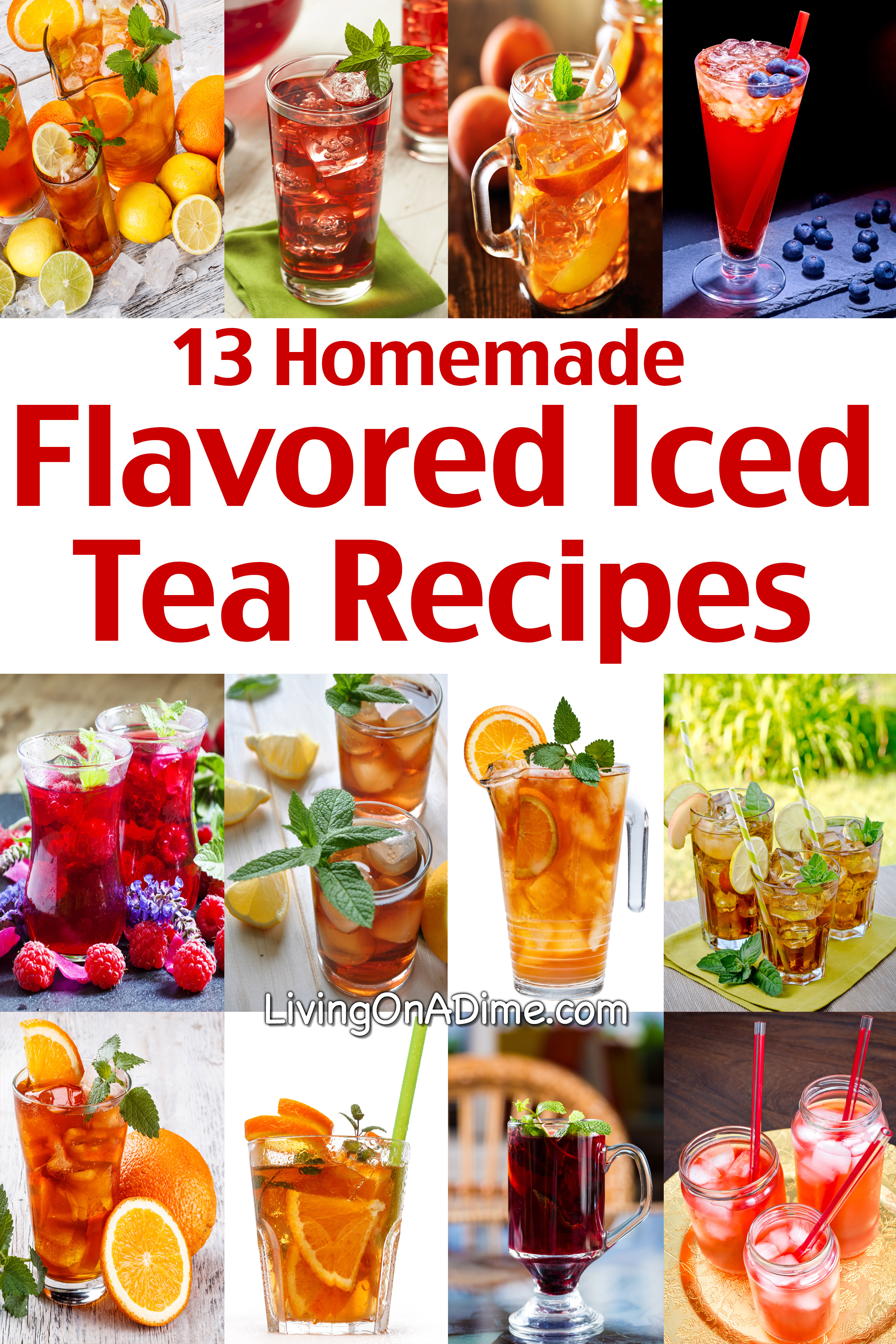 13 Homemade Flavored Iced Tea Recipes
