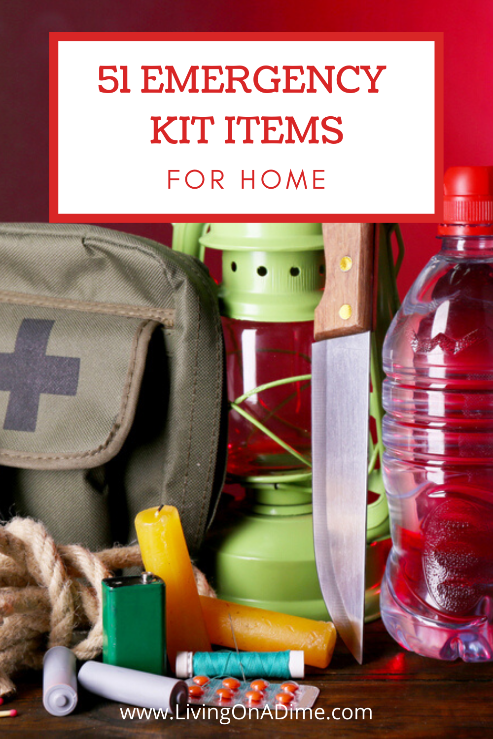 Emergency Kit For Home Essential Items For A Survival Kit Living On