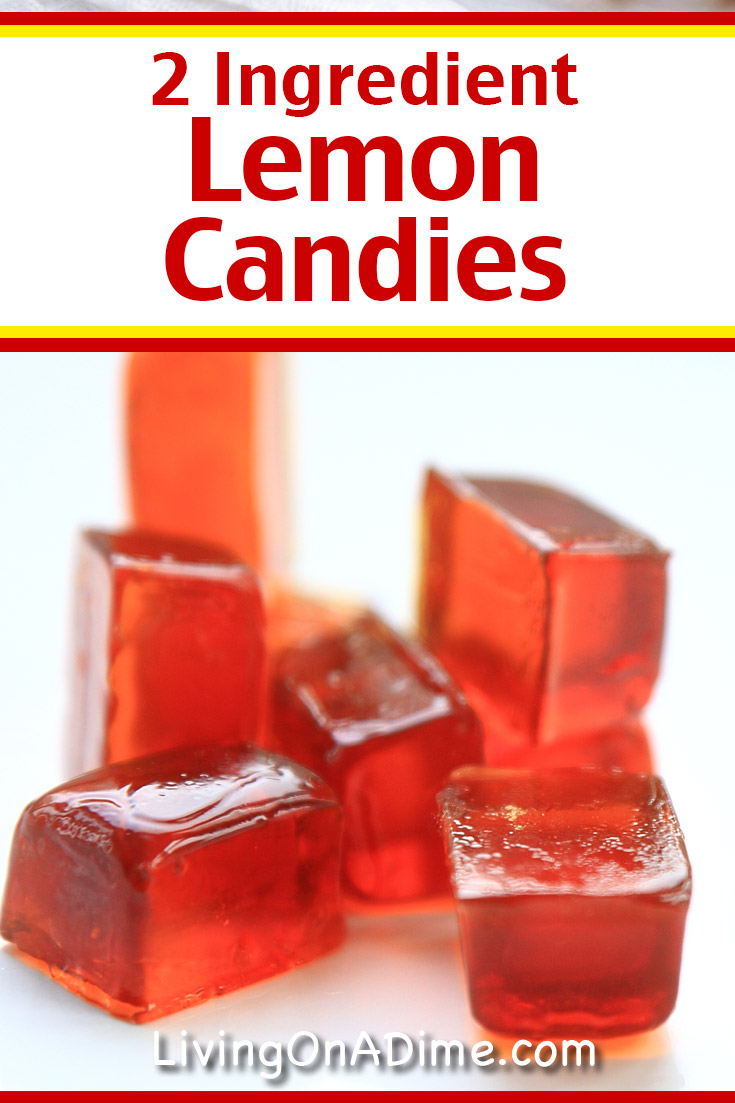 This 2 ingredient lemon candy recipe makes a tasty classic tangy and sweet hard candy! Find this and lots more easy Christmas candy recipes with 2 ingredients here!
