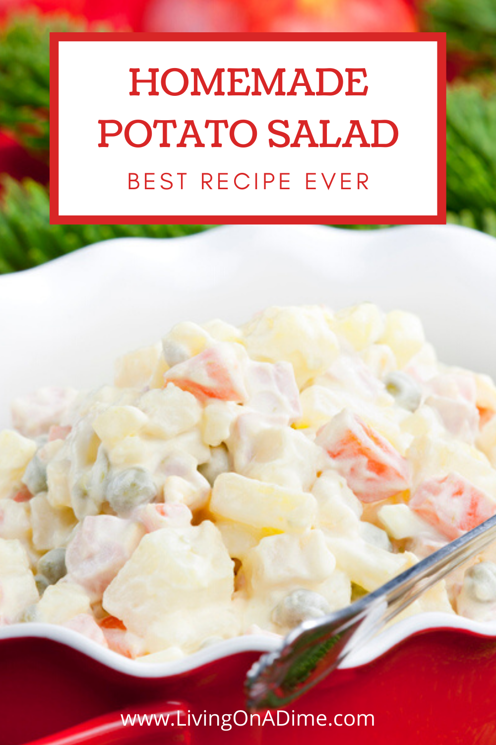 BEST EVER Homemade Potato Salad Recipe! Easy Side Dish