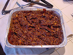 This easy barbecue beef recipe is a great way to use leftover roast beef and make a quick and easy meal your entire family is sure to love!