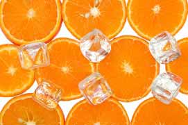 orangeice This easy orange slush recipe makes a refreshingly cool healthy drink for hot summer days! The kids and entire family are sure to love it!