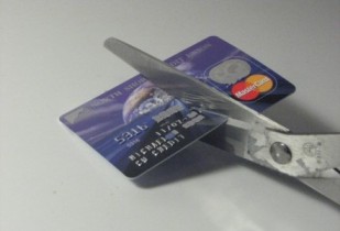 cutting credit card