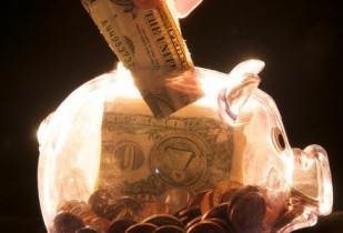 money in piggy bank