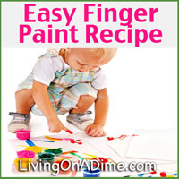 Easy Homemade Finger Paint Recipe - How To Make Finger Paint
