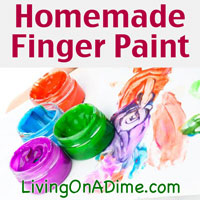 Homemade Finger Paint Recipe