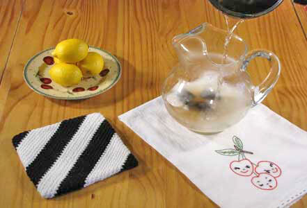 Sweet Tea Recipe - Pour boiling water over the tea bags