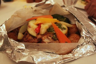 fish and vegetables