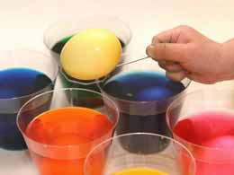 How to dye Easter Eggs