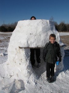 building the igloo