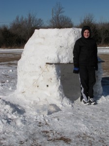 bj building the igloo