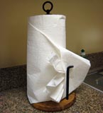 paper towels on a roll