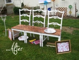 Homemade Garden Bench Living On A Dime To Grow Rich