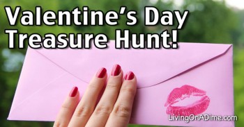 Valentine’s Day Treasure Hunt For Your Husband