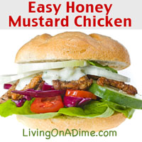 honey mustard chicken sandwiches