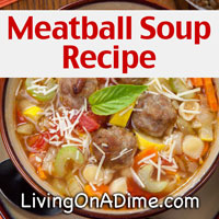 Easy Meatball Soup Recipe